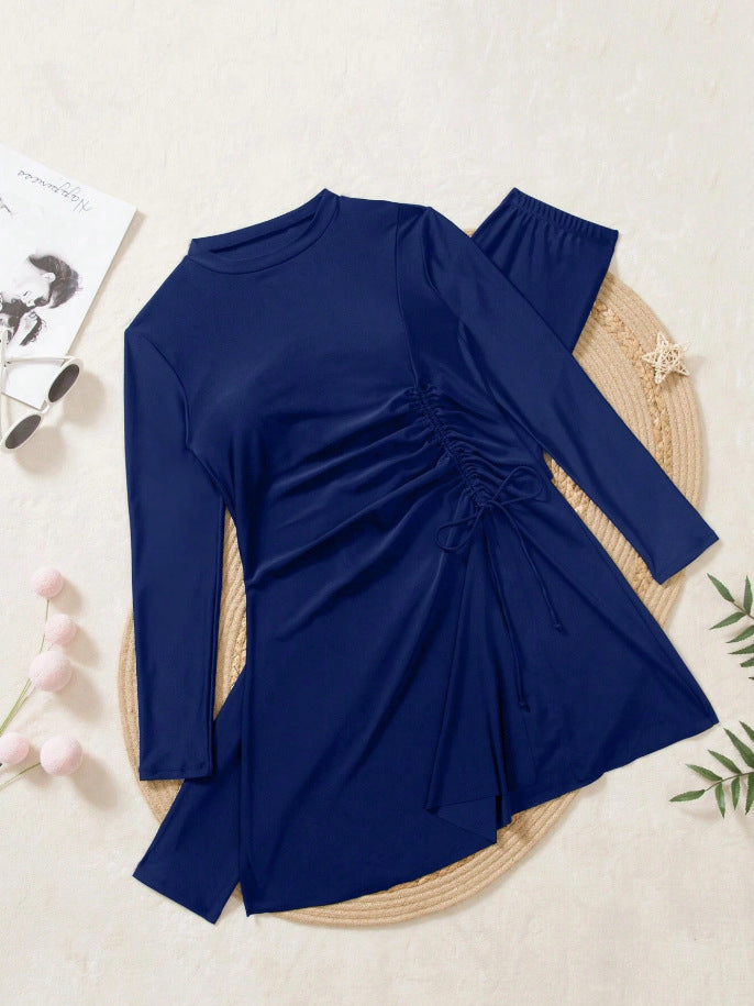 Women’s Sporty Beach Outfit with Fashionable Wrap Design StylebySassy