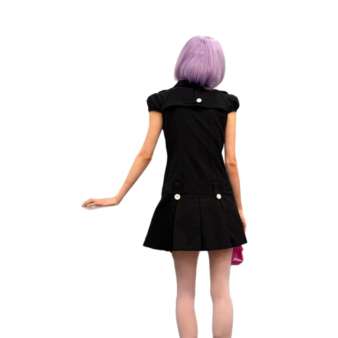 Women's Vintage Dress with Button Details StylebySassy