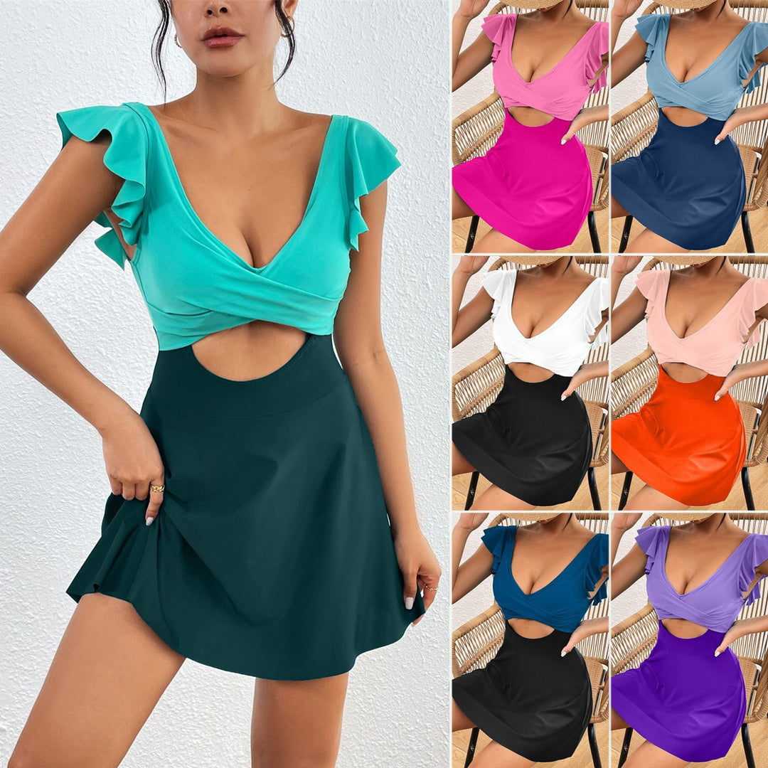 Women’s swimsuit with voluminous ruffle details StylebySassy