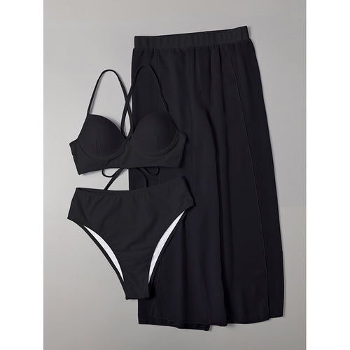 Women Bikini Set with stylish Maxi Skirt StylebySassy