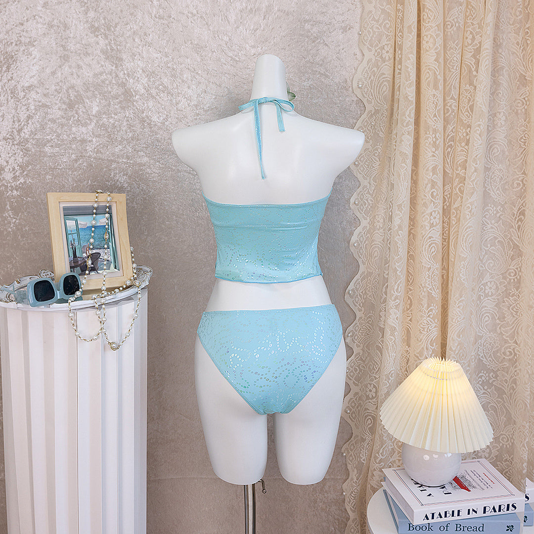Women's Bandeau Bikini with Ruffles StylebySassy