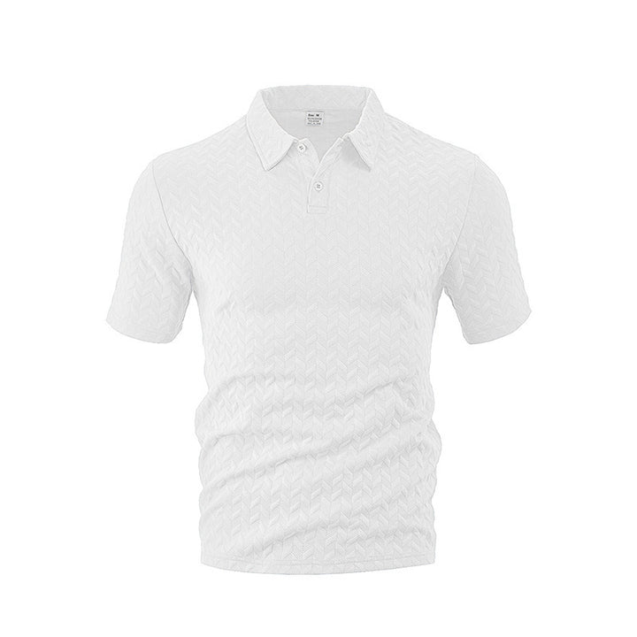 Men's structured polo set made of breathable cotton blend StylebySassy