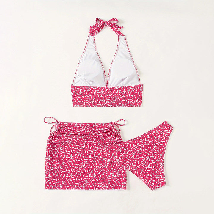 Women's Crop-Top Bikini with Deep V-Neck StylebySassy