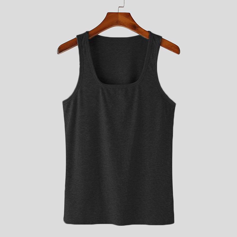 Women's classic cotton ribbed undershirt with round neckline StylebySassy