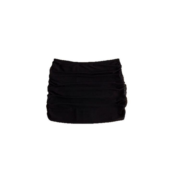 Ladies wrap skirt with low waistband and gathering StylebySassy