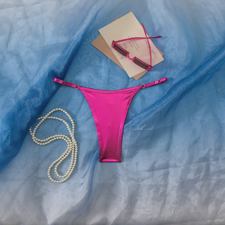 Women's High-Cut Bikini Bottoms with Elegant Design StylebySassy