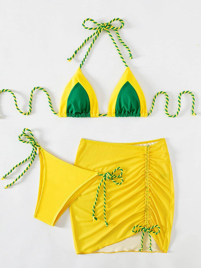 Women Bikini Set with Ruffles StylebySassy
