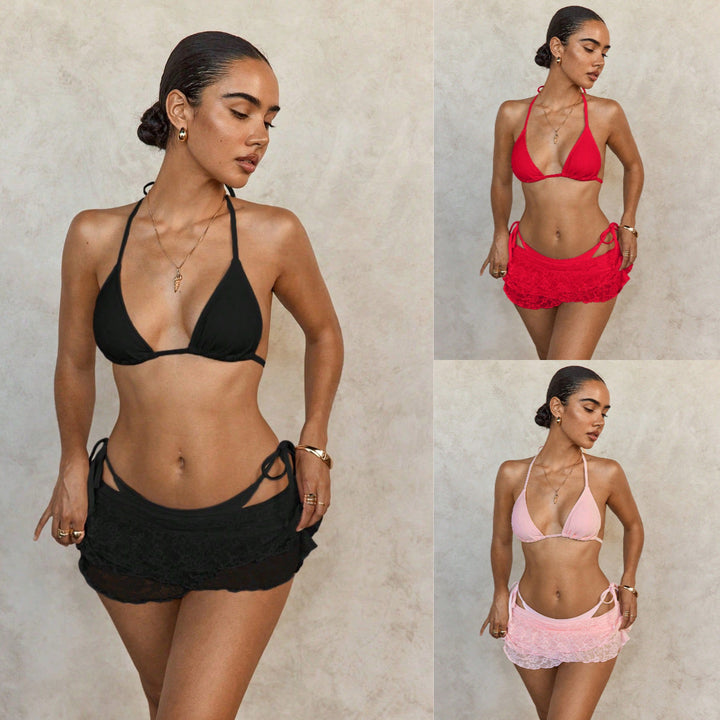 Women's bikini with seductive lace overlay StylebySassy