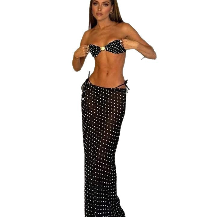 Women's bandeau bikini with fashionable cut StylebySassy
