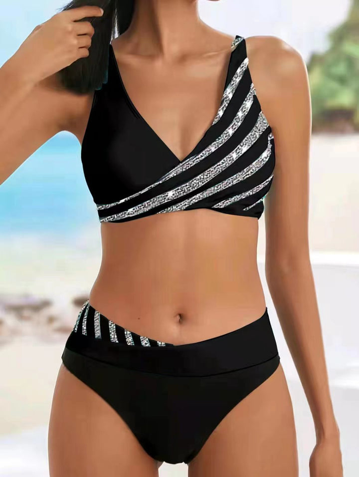 Women Sporty Bikini with fashionable wrap top StylebySassy