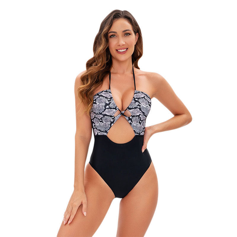 Women's one-piece swimsuit with sophisticated cutouts StylebySassy