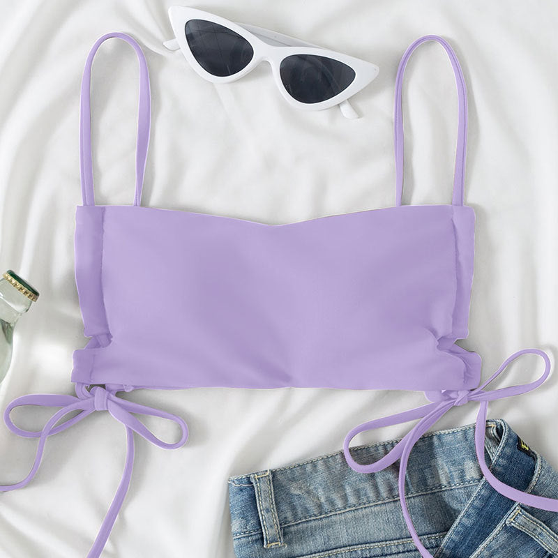 Women Crop-Top Bikini with adjustable straps StylebySassy