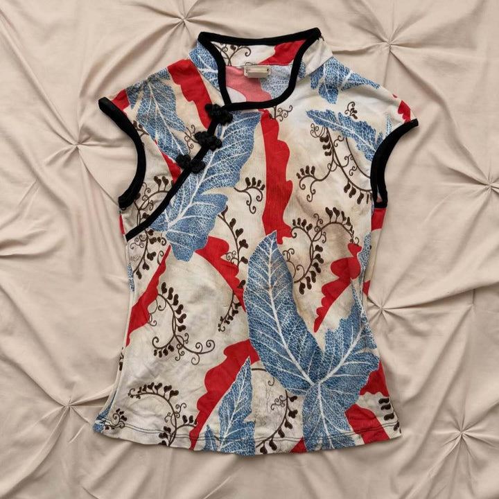 Women’s Fashion Top with Asian Elements StylebySassy