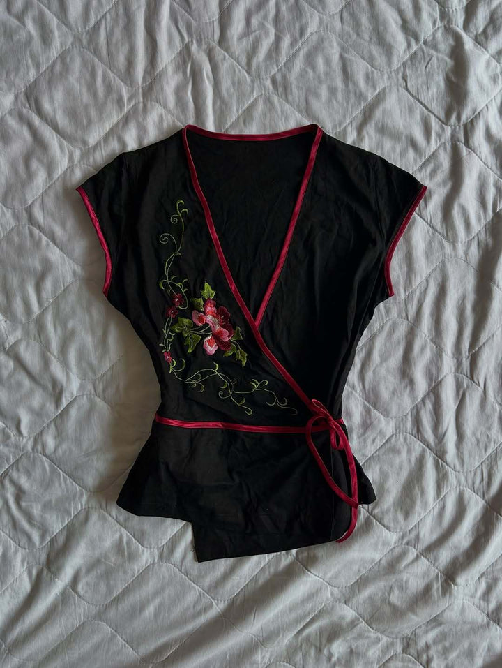 Women’s blouse dress with floral embroidery StylebySassy