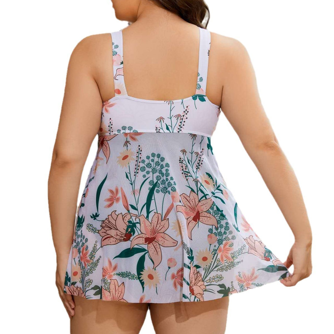 Women's swimwear with floral overlay StylebySassy