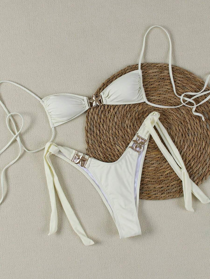 Women's Bikini Set with Elegant Buckles StylebySassy