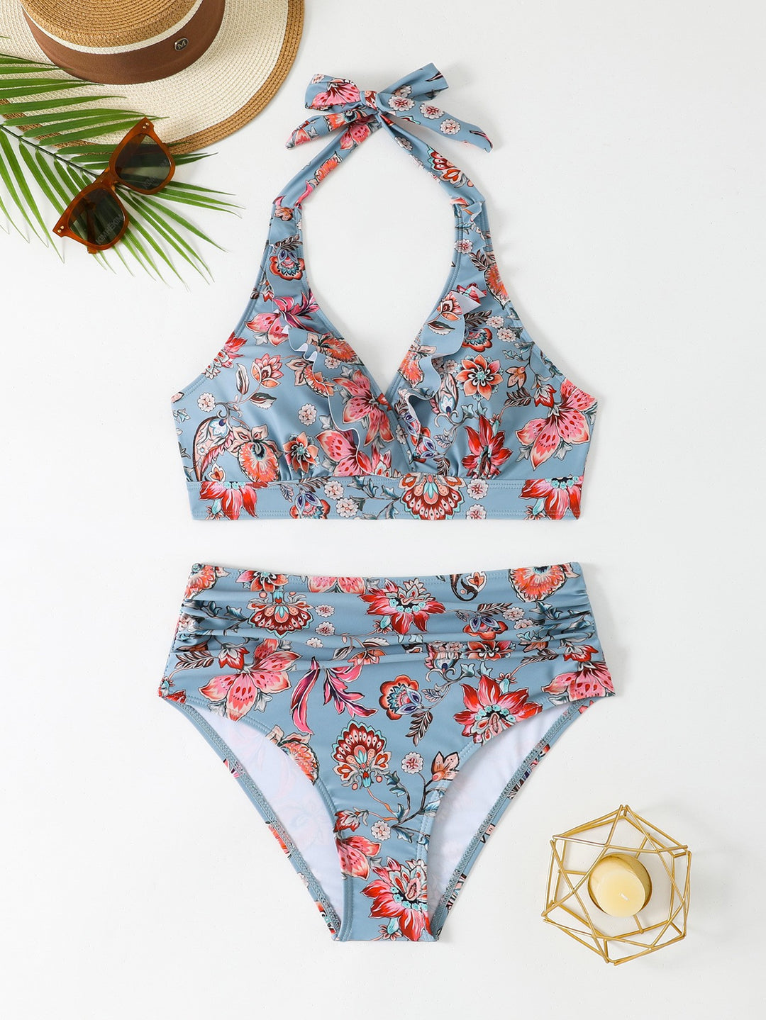 Women High-Cut Combo Swimsuit Set StylebySassy