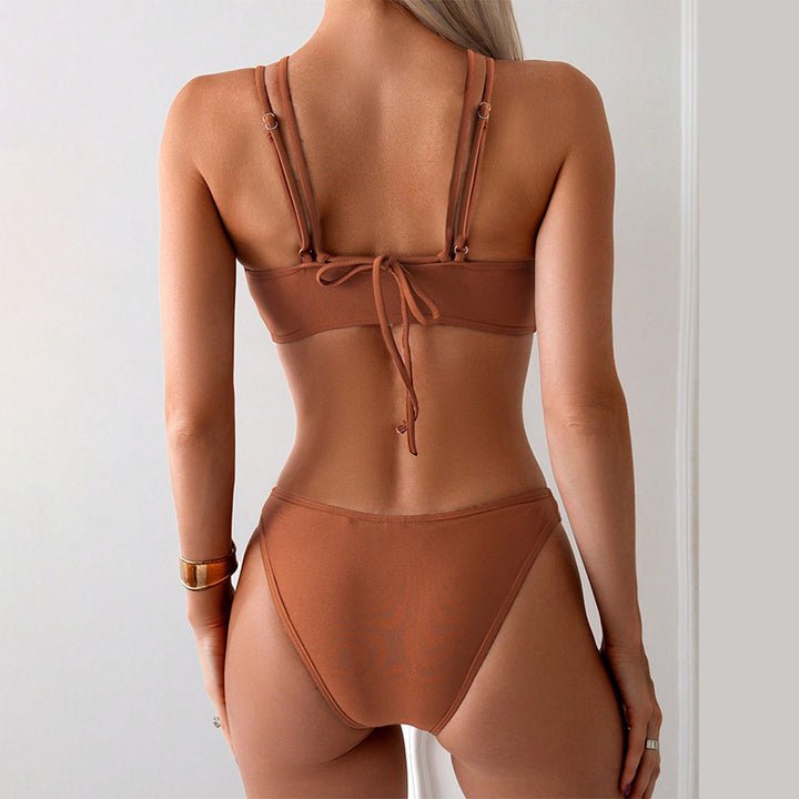 Women's bikini set with sophisticated cut-out design and adjustable straps StylebySassy