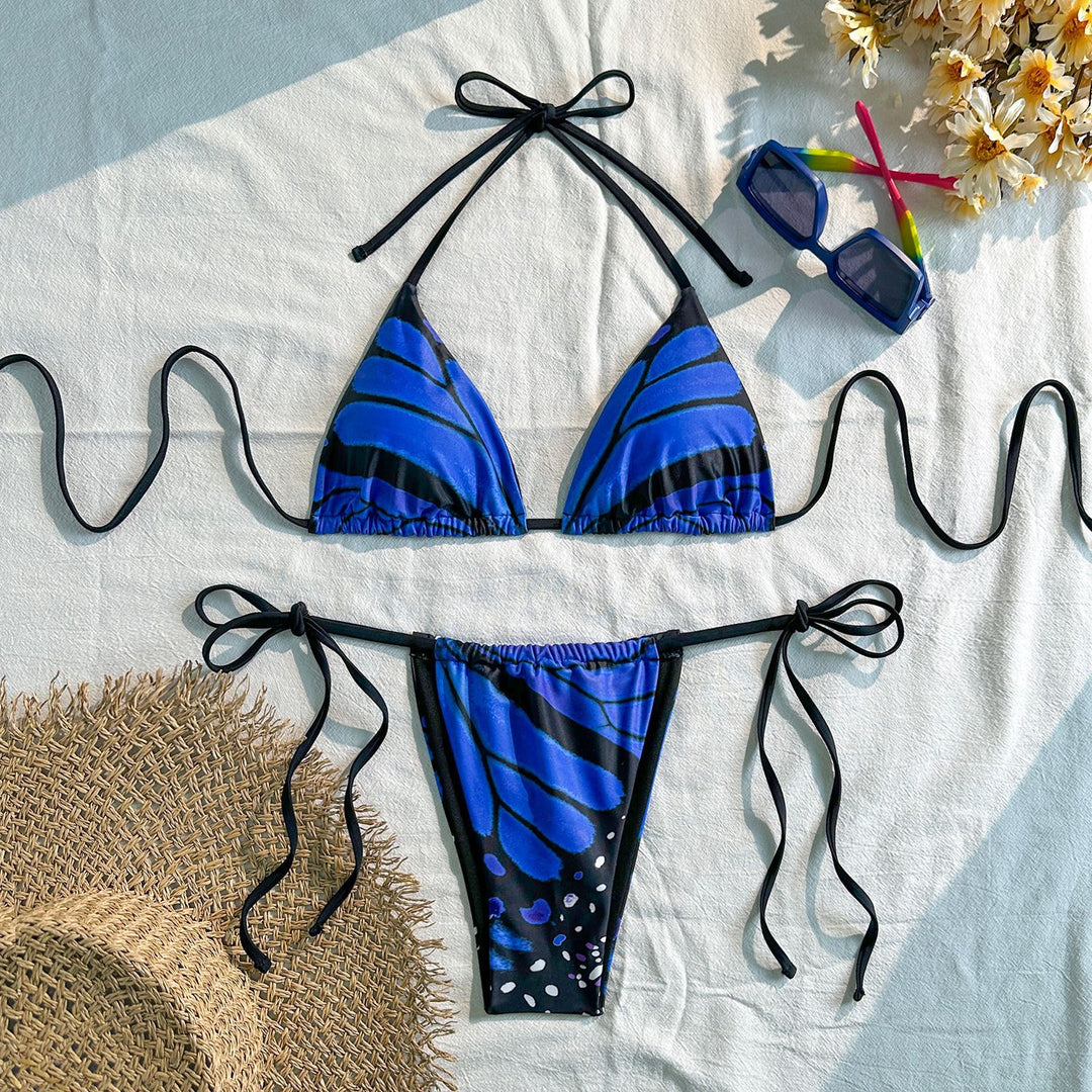Women's Triangle Bikini with sophisticated tying details StylebySassy