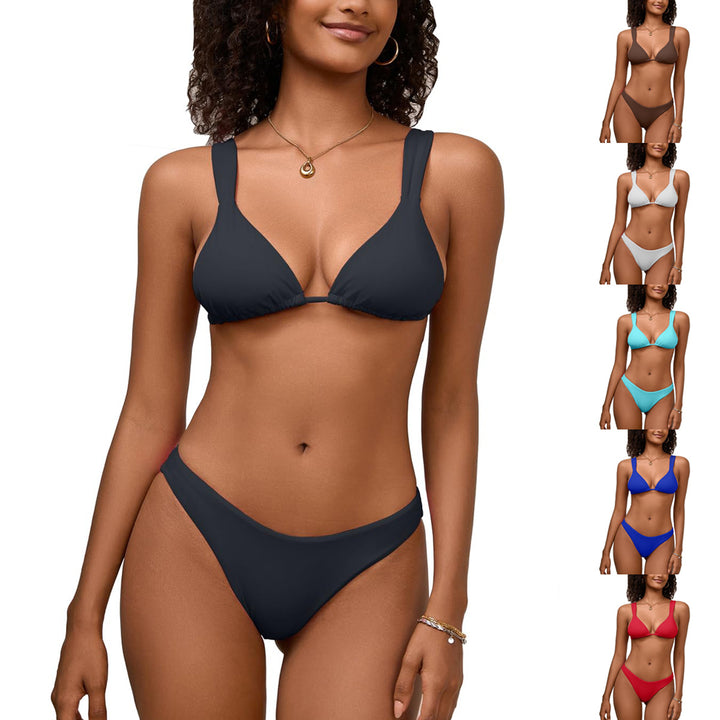 Women's Triangle Bikini with Adjustable Straps StylebySassy