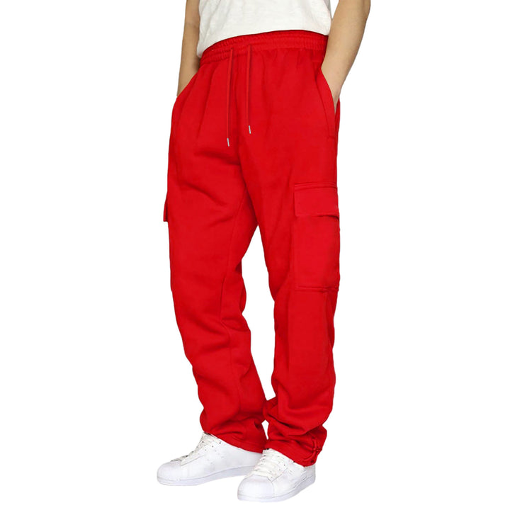 Men's nan cargo jogging pants with elastic waistband, drawstring and adjustable hem StylebySassy
