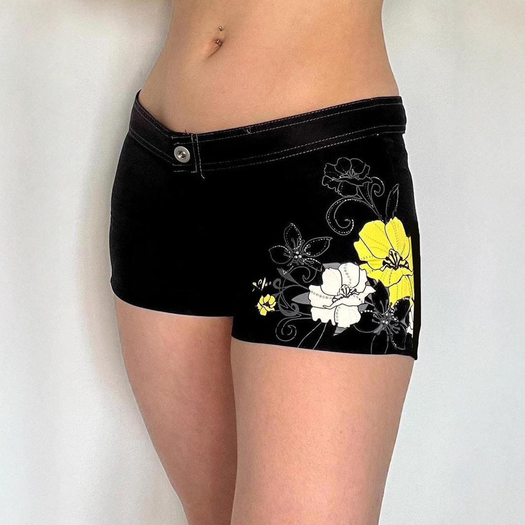 Ladies Funny Flower Shorts StylebySassy