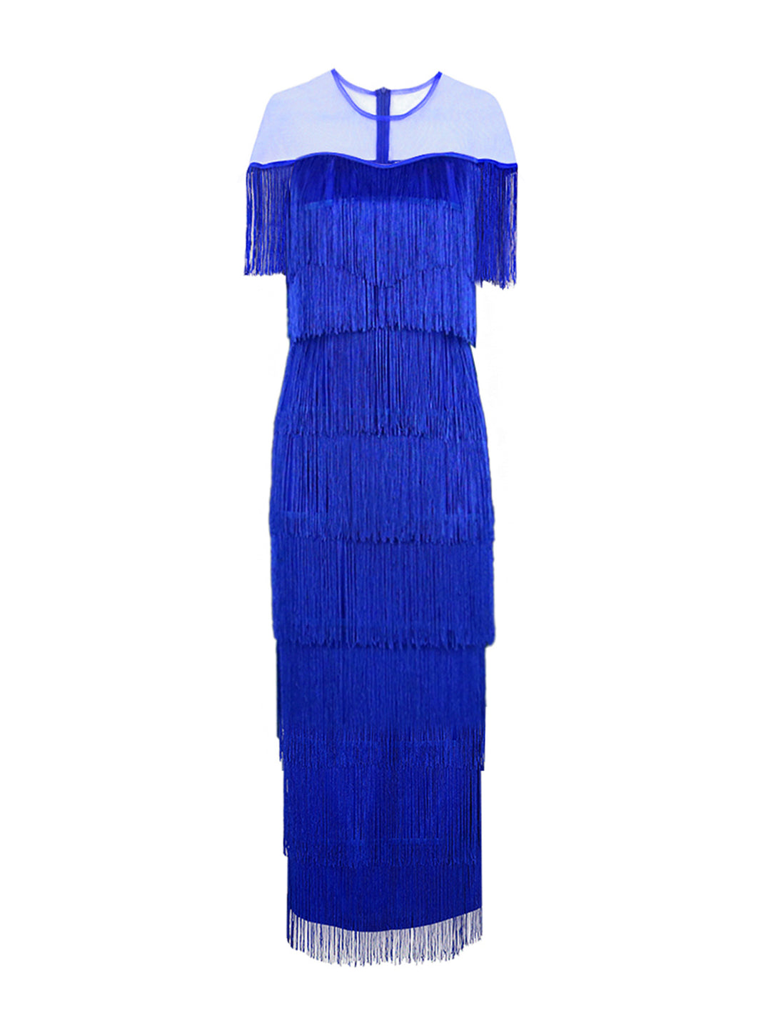 Women's Maxi Dress with Fringes StylebySassy