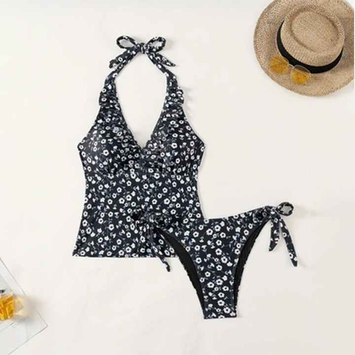 Women Floral Heit Swimsuit with Ruffles StylebySassy