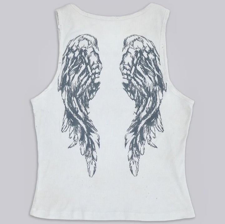 Women’s Casual Tank Top with Stylish Graphic Print StylebySassy