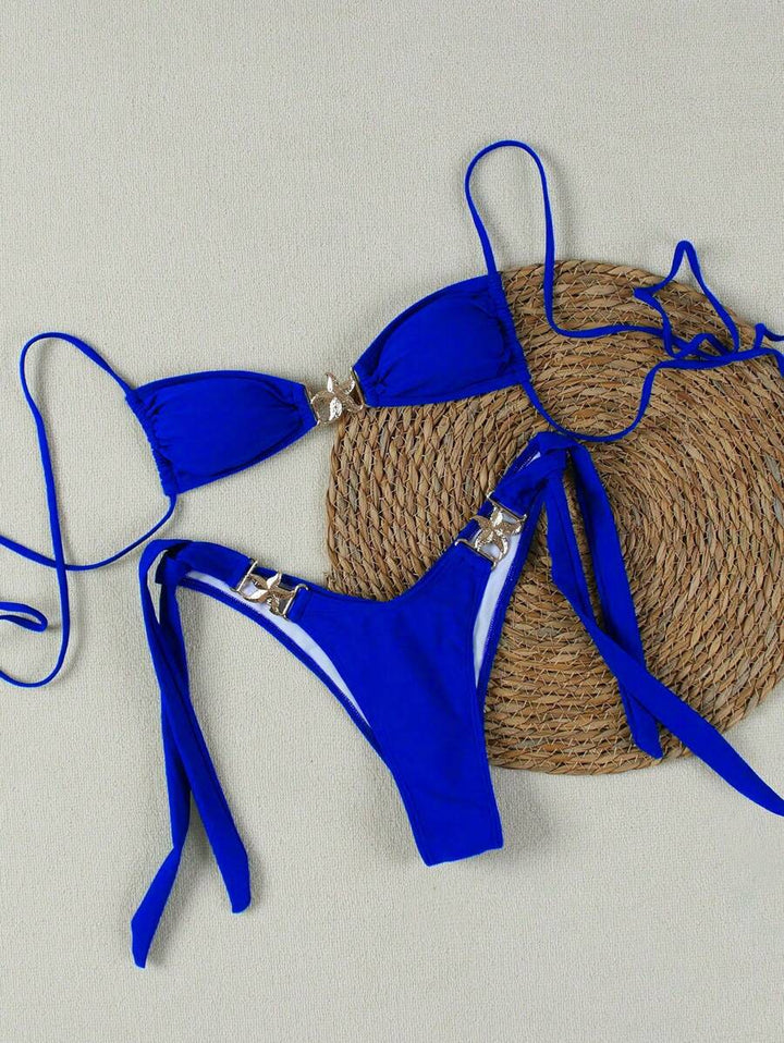 Women's Bikini Set with Elegant Buckles StylebySassy