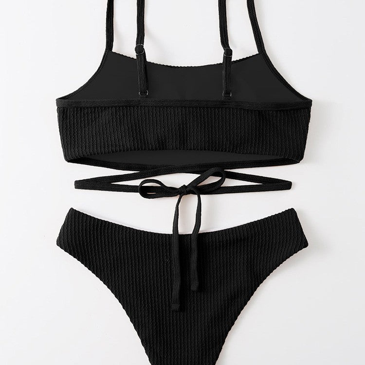 Ladies Bikini Set with playful wrap design StylebySassy