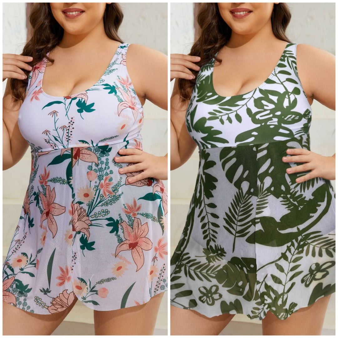 Women's swimwear with floral overlay StylebySassy