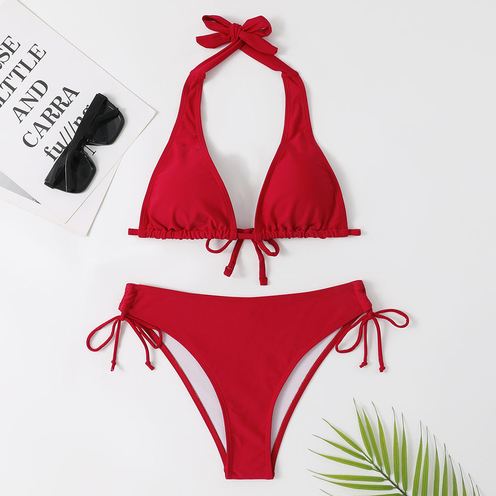 Women's triangle bikini with adjustable straps and stylish cut StylebySassy