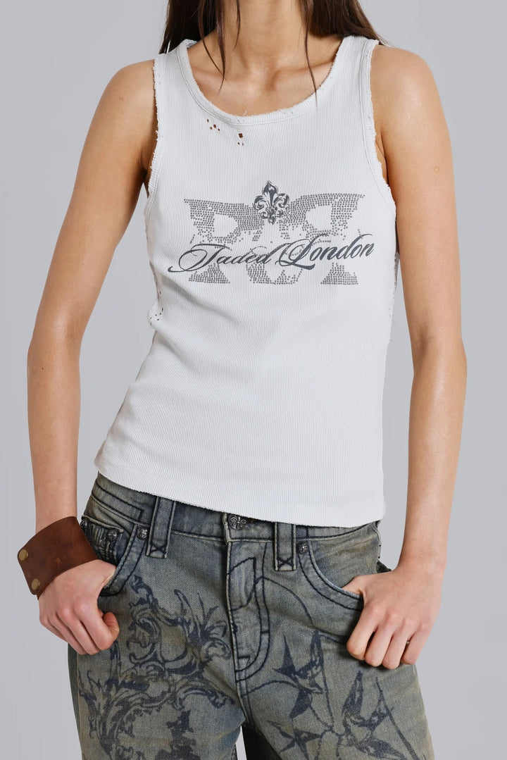 Women’s Casual Tank Top with Stylish Graphic Print StylebySassy