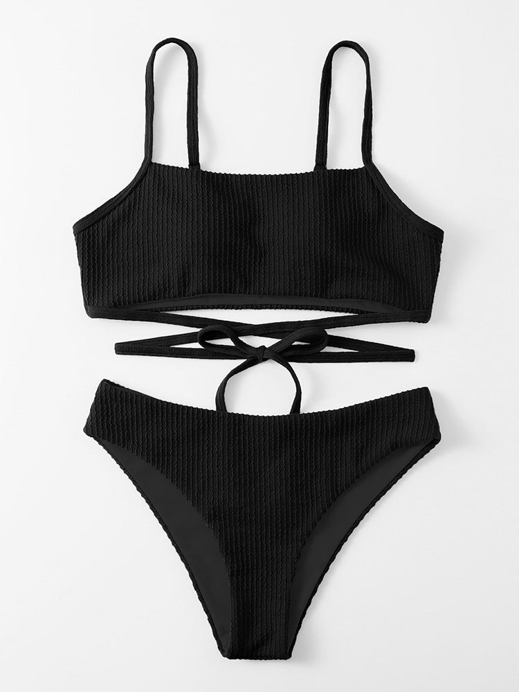 Ladies Bikini Set with playful wrap design StylebySassy