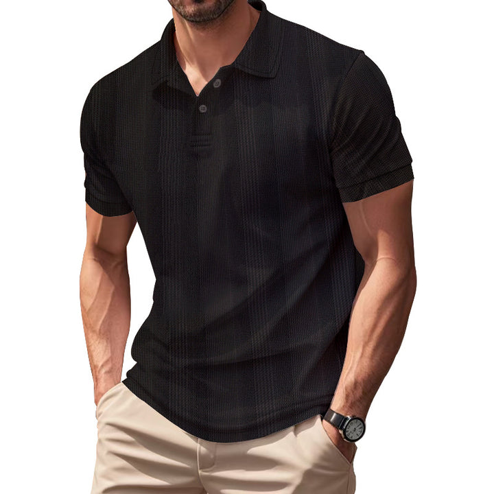 Men's Breathable Polo Shirt made from Cotton Blend with Slim Fit StylebySassy