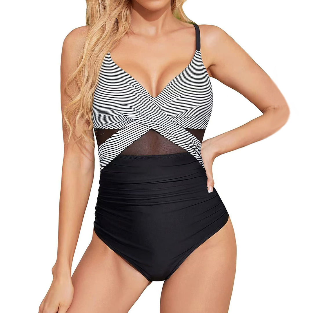 Ladies High-Quality One-Piece Swimsuit with Trendy Cut-Out Details StylebySassy