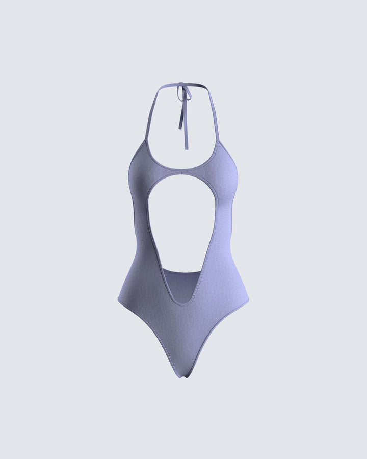Women’s sporty swimsuit with innovative back cutout StylebySassy