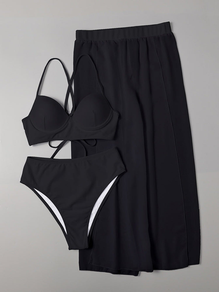 Women Bikini Set with stylish Maxi Skirt StylebySassy