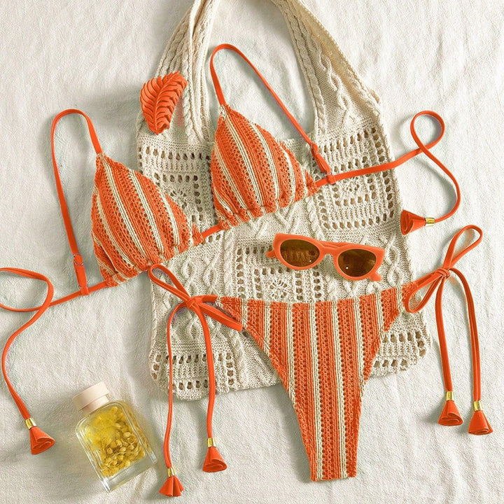 Women Strappy Bikini Set with Adjustable Straps StylebySassy