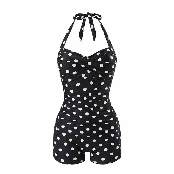 Women One-Piece Swimsuit with Trendy Wrap Design StylebySassy