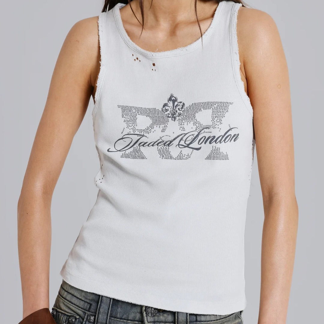 Women’s Casual Tank Top with Stylish Graphic Print StylebySassy