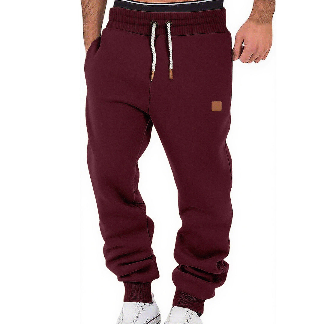 Men's comfortable jogging pants made of high-quality cotton blend with elastic waistband, drawstring, and cuffs StylebySassy