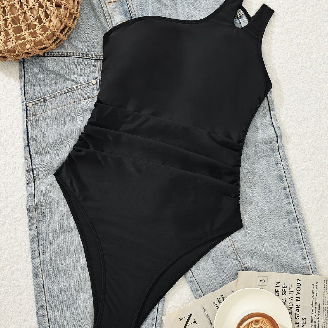 Women One-Sided Elegant Swimsuit StylebySassy