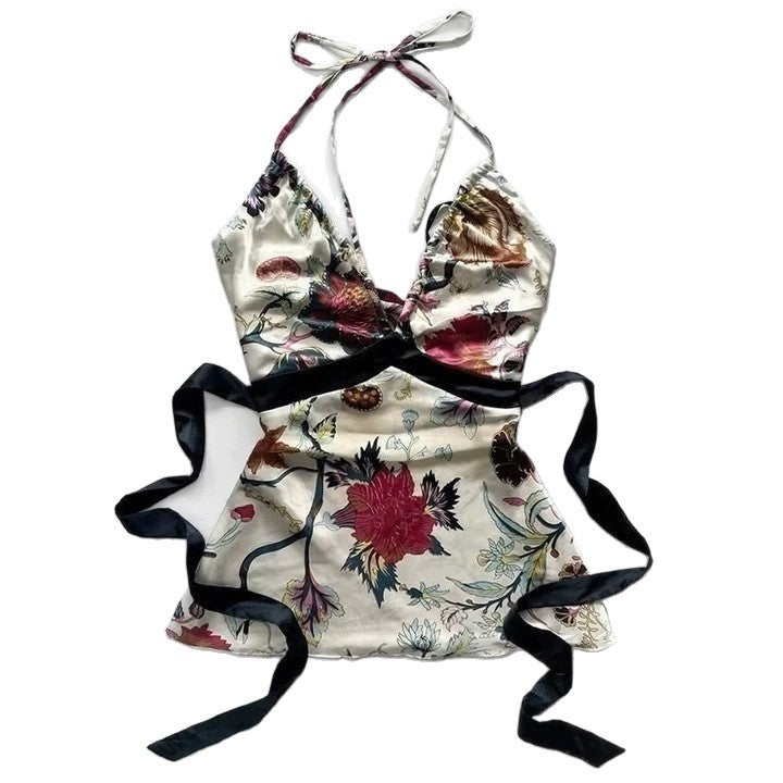 Women Playful Dress with Floral Print and Tailored Cut StylebySassy
