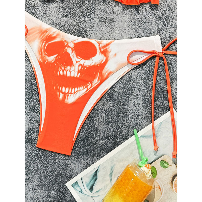 Women's Bikini Set with large skull design StylebySassy