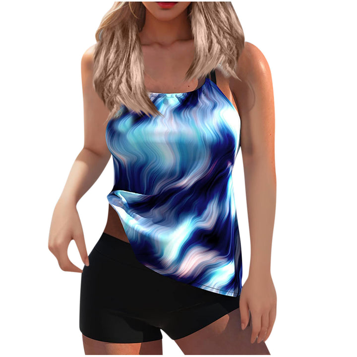 Women's Sporty Tankini Set with Stylish Top and Comfortable Shorts StylebySassy