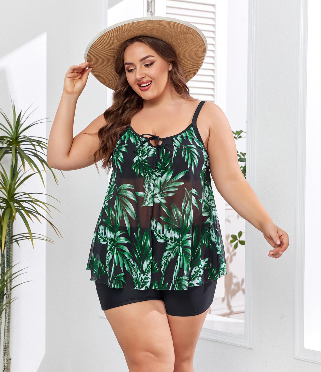 Women's Leisure Swim Outfit with Flowing Cut StylebySassy