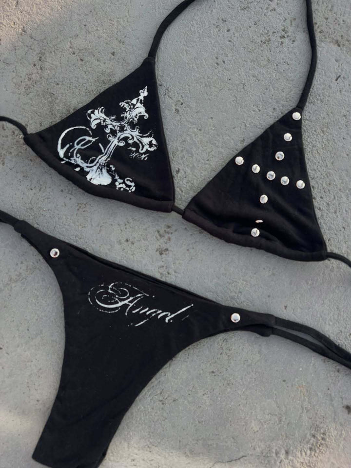 Women's bikini set with elaborate details and unique accents StylebySassy