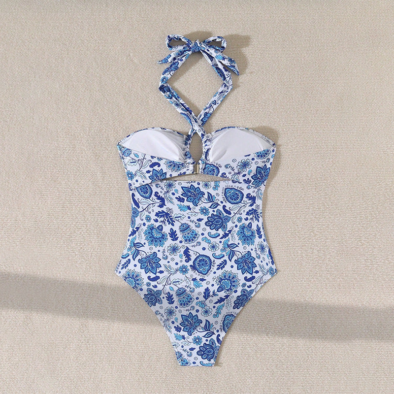 Women's One-Piece Swimsuit with Elaborate Wrap Detail StylebySassy